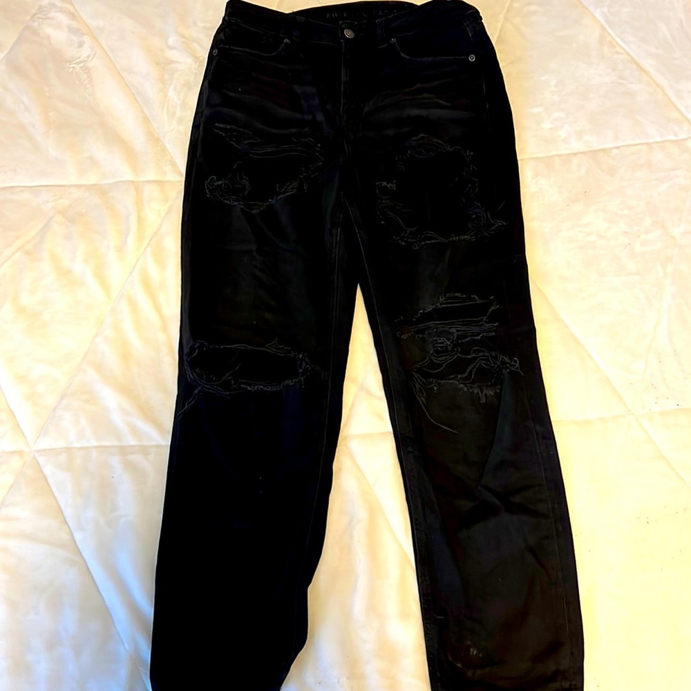 American Eagle Jeans Black Mom Jeans